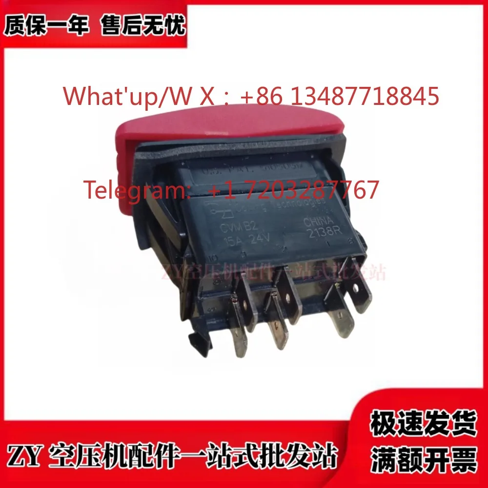 Original Sullair air compressor key switch 88291000-838 start switch third gear button