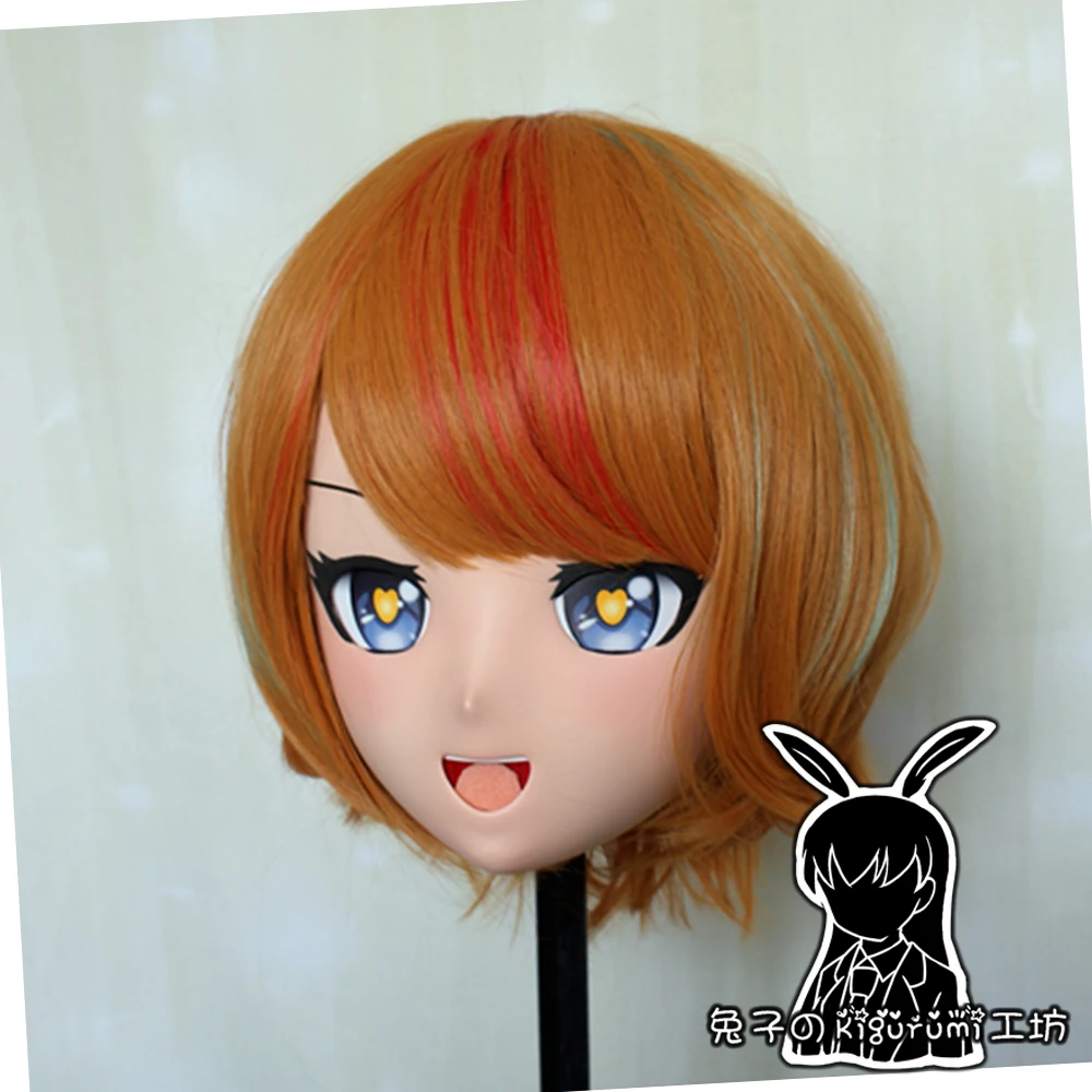 (RB6519)Quality Handmade Female Resin Cosplay Japanese Role Anime  Kigurumi Crossdress Doll Transgender Mask