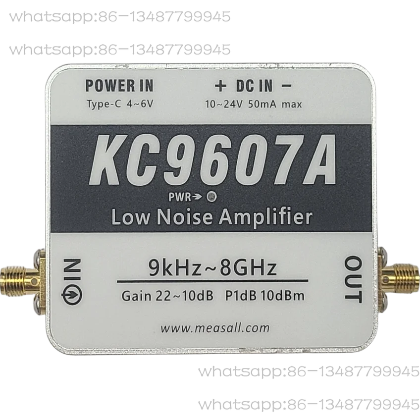 

1k-8GHz Ultra Wideband Low Noise Amplifier Module 20dB Near Field Probe Front KC9607A Antenna LNA