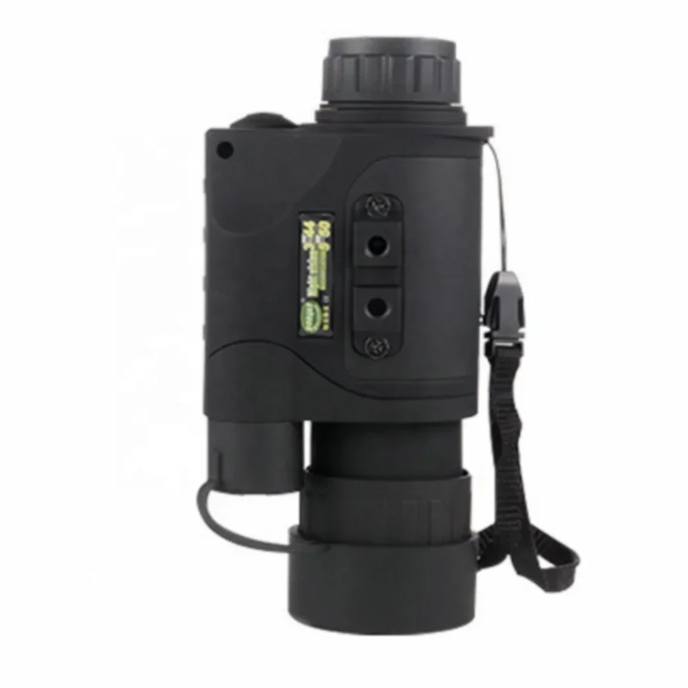 HD low-light patrol infrared monocular night vision telescope with image intensifier tube