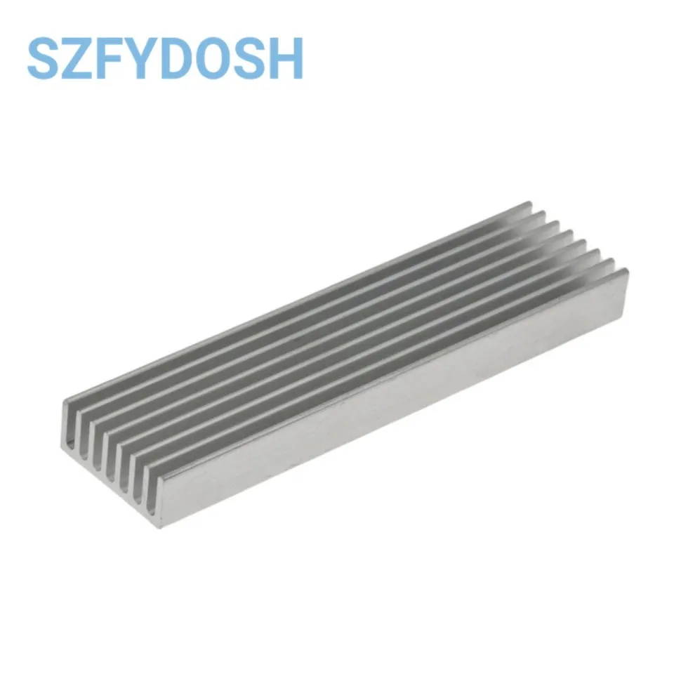 Heatsink Radiator Cooler Radiator 100×25×10MM High Quality Aluminum Heat Sink Fins Fast Thermal Conductivity Thermal Bar 