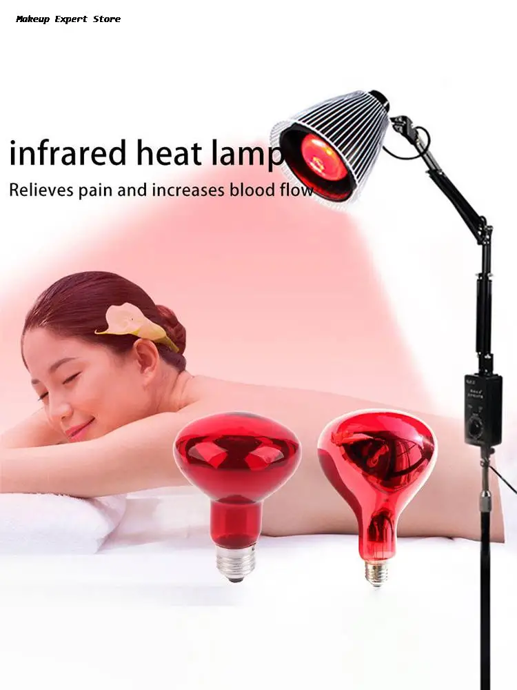 Bulbo infravermelho da fisioterapia, terapia de aquecimento, lâmpada vermelha para o corpo, pescoço, Ache, artrite, músculo, relaxamento comum, alívio das dores, 275W, 150W