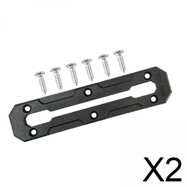 

Kayak Slide Track Plastic Rails Bracket DIY Mounting Base Rod Holder Rack Stand Organizer for Boat Fishing