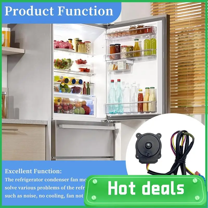 Luda geladeira freezer condensador ventilador motor eau65058501 para lfxc24726m lfxs30726m lmxc23796m geladeira substituir peças dc12v