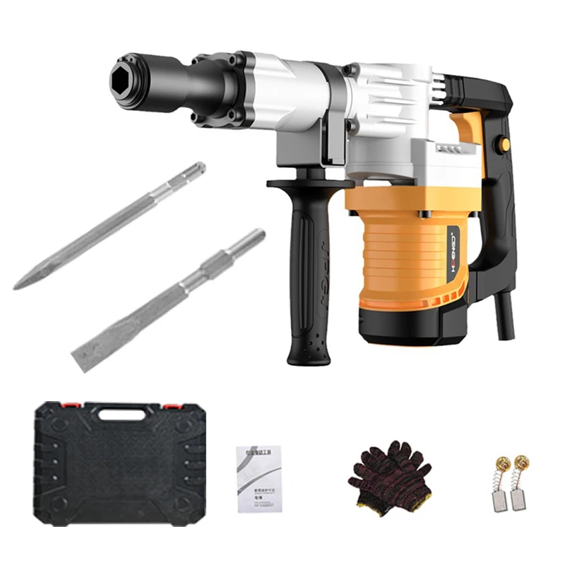 

1200W Rotary Electric Demolition Hammer Drill Electric Pick Impact Drill For Concrete Slotting Water Electricity Installation