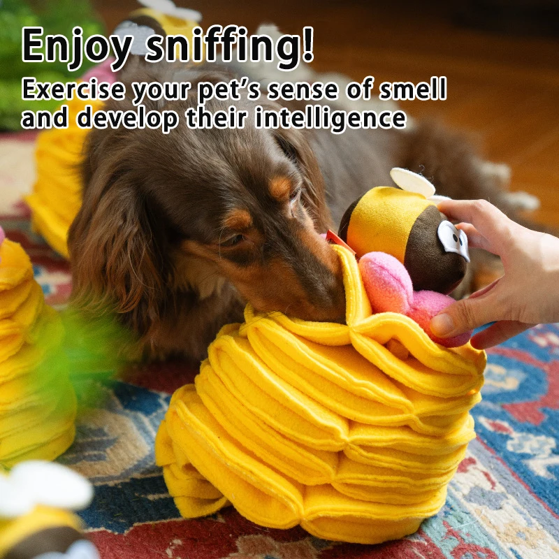 

Dog Sniffing Ball Puzzle Interactive Toys Portable Pet Sniffing Ball Encouragement Training Puzzle Pet Slow Feeder Toys
