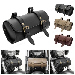 Motorcycle Tool Bag Universal Fork Bag Saddlebags Handlebar Bag Sissy Bar Storage Bag for Honda Kawasaki Suzuki Yamaha Sportster