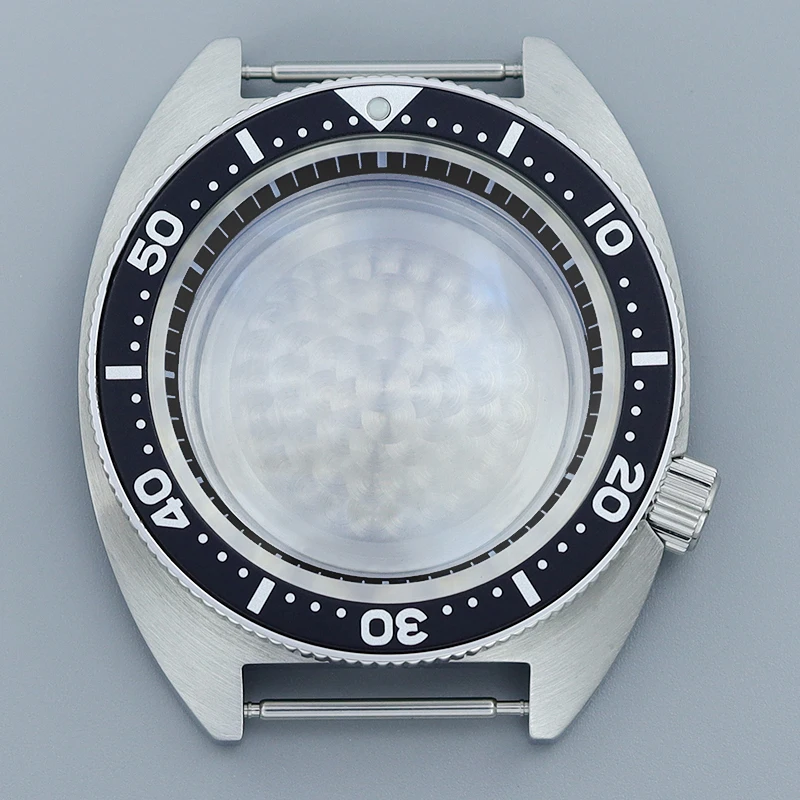 41mm Silver Watch Case Black chapters Ring Sapphire Crystal 120 clicks For NH35 NH36 NH38 NH70 Movement Watch Accessories 10Bar