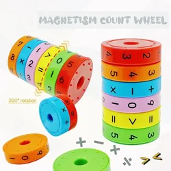 New Education Mathematics Numerals Cylinder Learning Math Abacus Toy Kindergarten Primary School Kid Colorful Ring