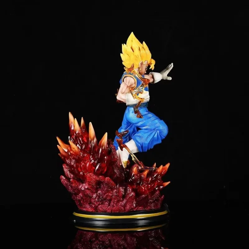 Figurine d'anime Dragon Ball pour garçons, Super Saisuperb, Vegetto, modèle de jouets, figurines d'action, collection de statues, pendentif, décoration de bureau, cadeaux