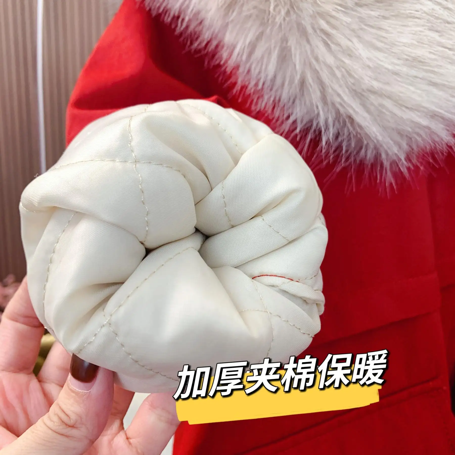 2023 Girls winter coat plus cashmere pie to overcome the coat Korean version of foreign style little girl down jacket