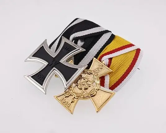 WWI German Medal Bar Ribbon Bar 2R union Reproduction 1914 Honour Cross for Heroic Deeds - view 5