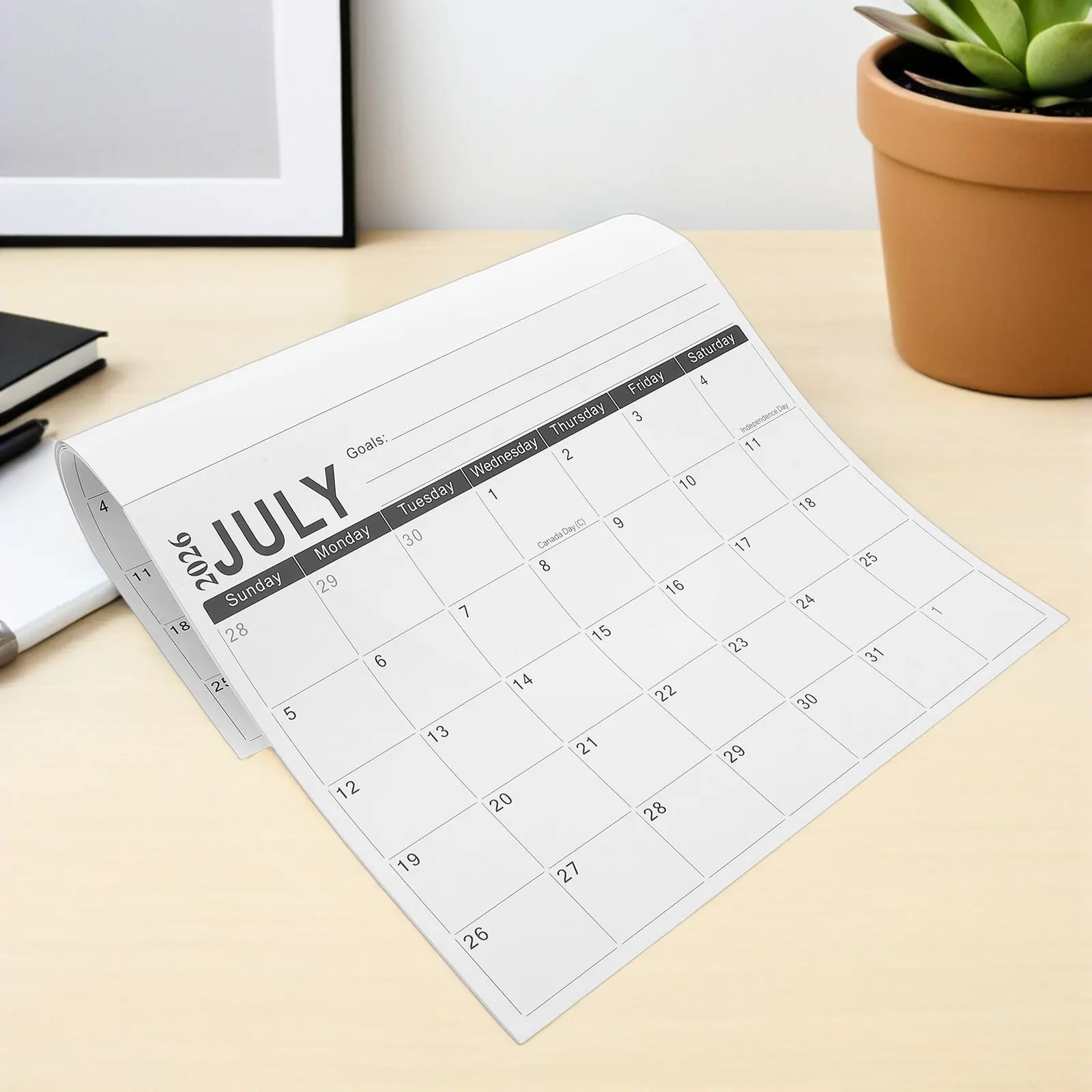 

Magnetic Kitchen Calendar 2026-2027 12x10in Monthly with Clear Layout Fridge Organizer for Family Appointments Wall