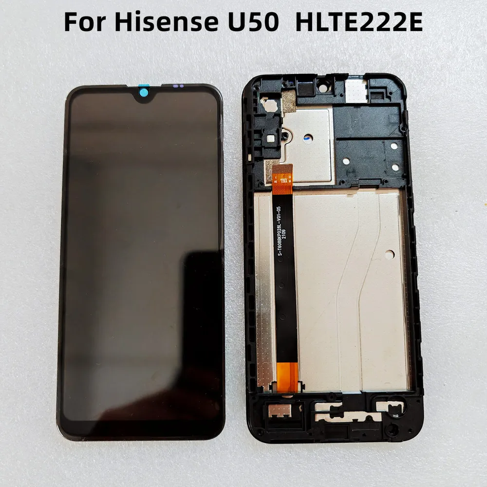 Pop para Hisense U50 pantalla LCD Sensor de pantalla táctil Digiziter montaje reemplazar U50 HLTE222E pantalla táctil LCD