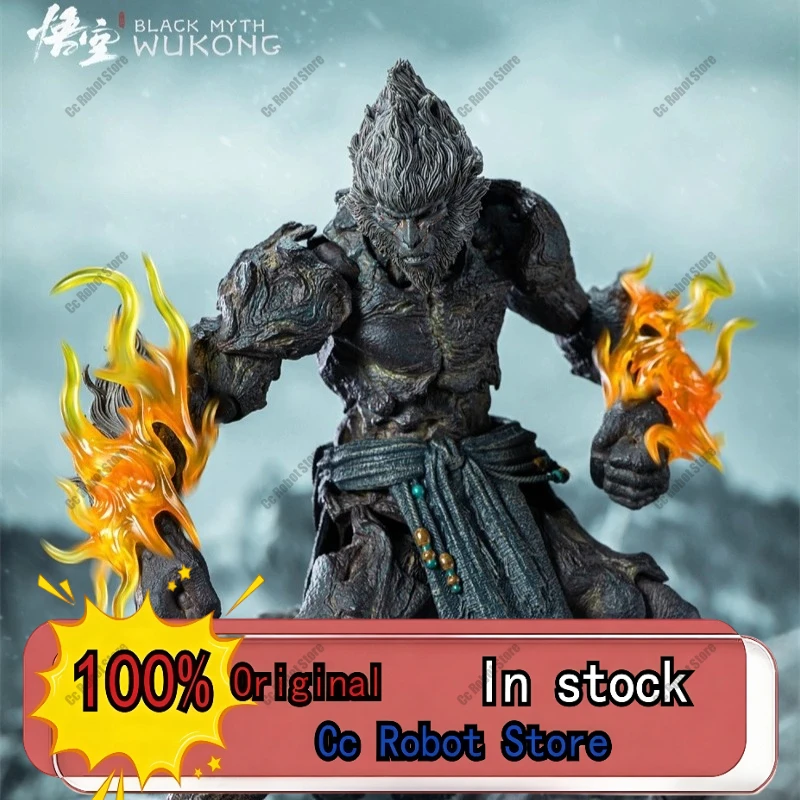 

В наличии: Хит продаж! Коллекционная фигурка Inart Black Myth Wukong Stone Monkey 1/12, шарнирная, подарок на день рождения