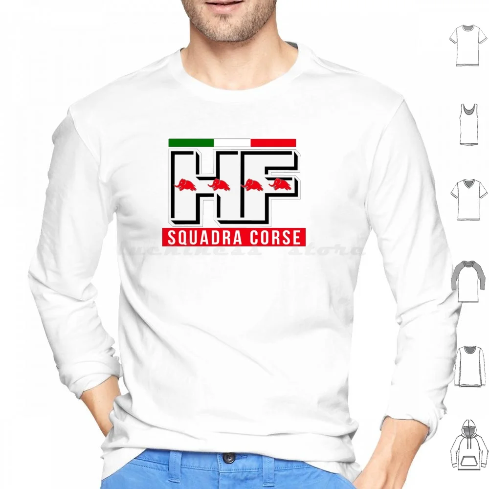 Lancia Hf Squadra Corse-Sudadera con capucha de algodón de manga larga, corsé Lancia Hf Squadra, integre Stratos Delta Racing Rally Rallies Wrc