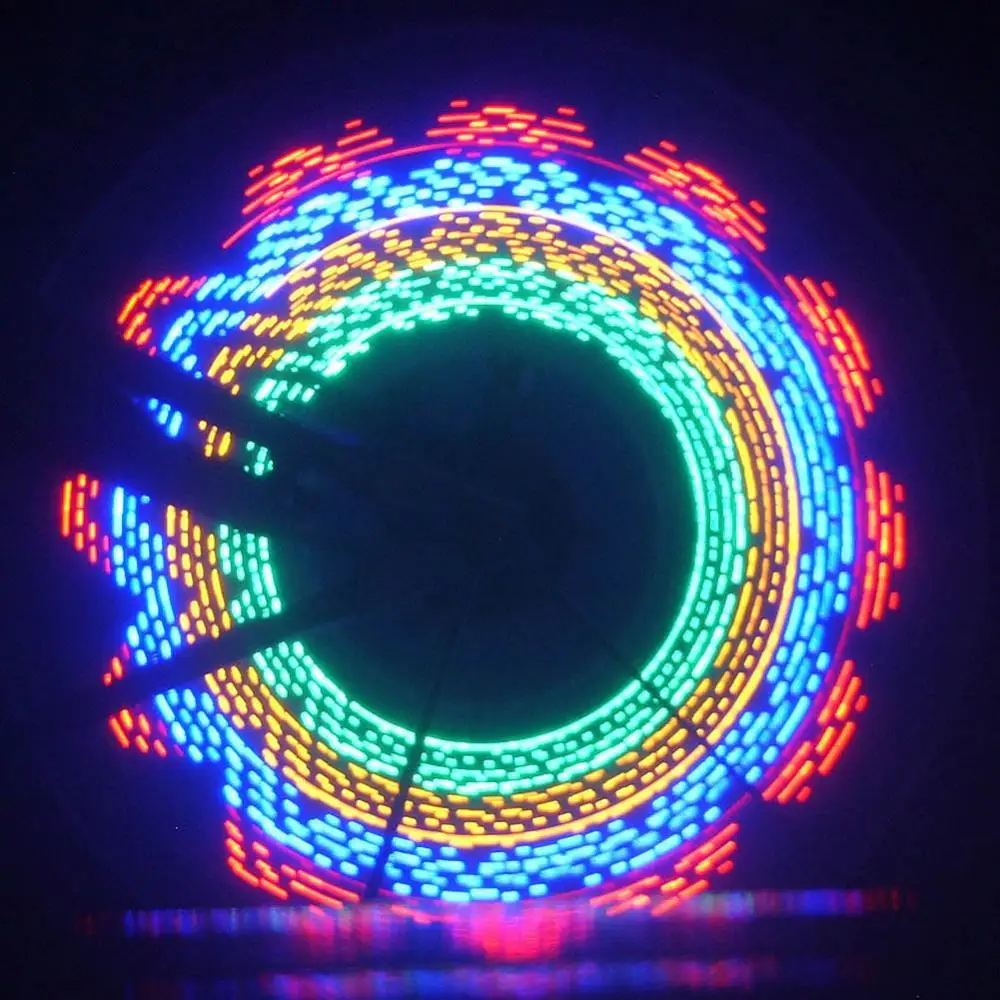 32LED DIY Bicycle Light Colorful Bike Wheel Spoke Light Cycling Tire Signal Lamp Bicycle Accessories