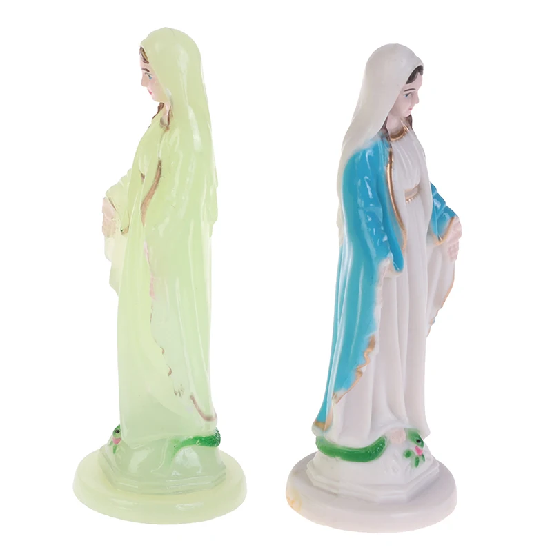 1PC Mary Statue Jesus Hause Dekoration Geschenk Kleine Ornamente Katholischen Mary Statue Madonna Handmade Reinen