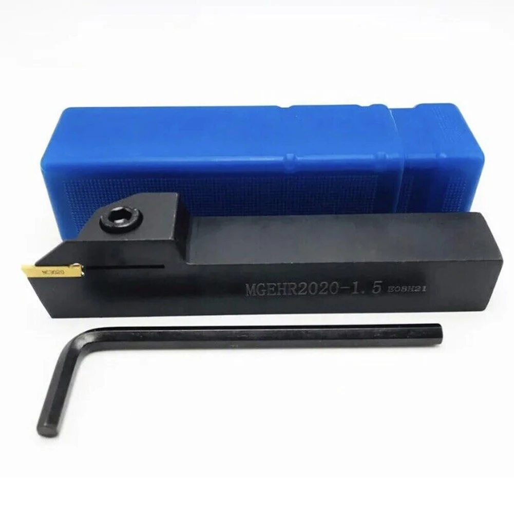 MGEHR2020 1 5 Portaherramientas de torno con insertos MGMN150G para torneado y ranurado de precisión de acero inoxidable y hierro fundido