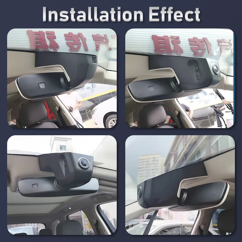 Easy to install HD 4K 2160P Car DVR Dash Cam Driving Video Recorder Camera For Volkswagen Touareg 2018-2021 2022