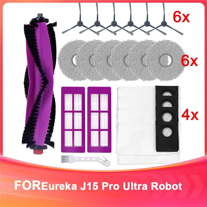 

Комплект аксессуаров JHD для Eureka J15 Pro Ultra, сменные тканевые насадки для Eureka J15 Pro Ultra