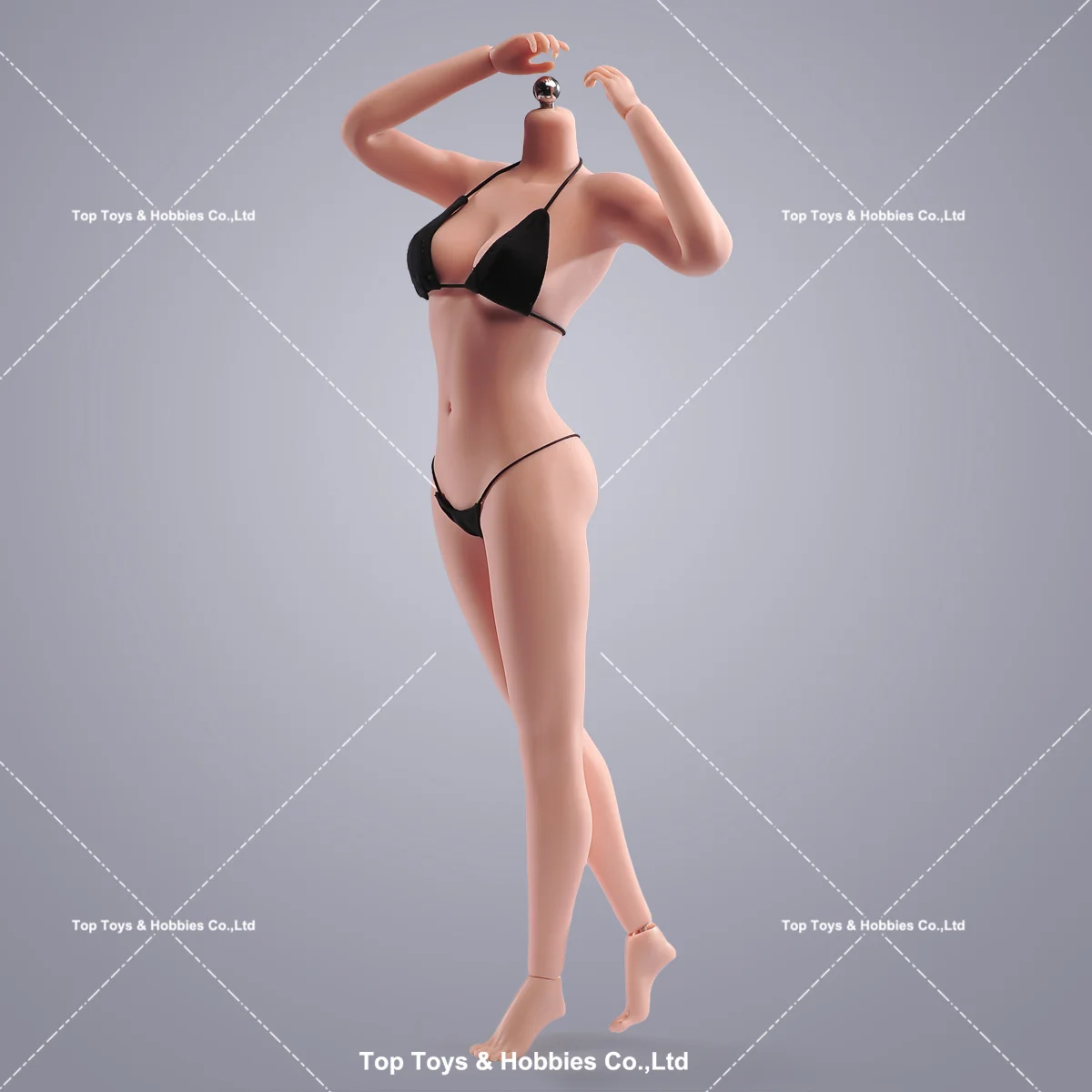 AB001 1/6 femme gros seins corps sans couture squelette en acier Flexible 12 ''corps de figurine de soldat avec pieds amovibles