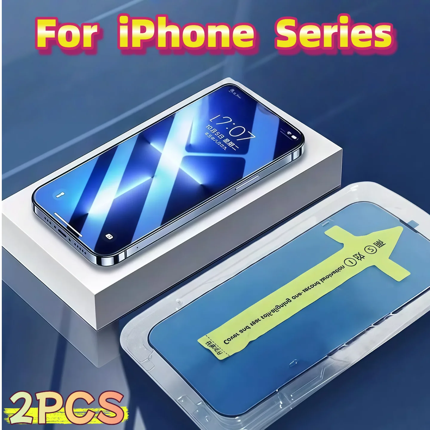 2 قطعة لابل آيفون 3 قطعة 16 برو ماكس 15 14 13 12 11 XS XR plus 5G واقي للشاشة الزجاج المقوى