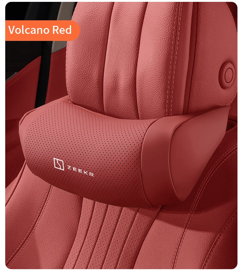 Für Zeekr X MIX 001 007 009 8X 9X 7X Atmungsaktive Auto-Kopfstütze Leder-Nackenstütze Sitz Atmungsaktives Weiches Nackenkissen oder Zubehör – Detail 15