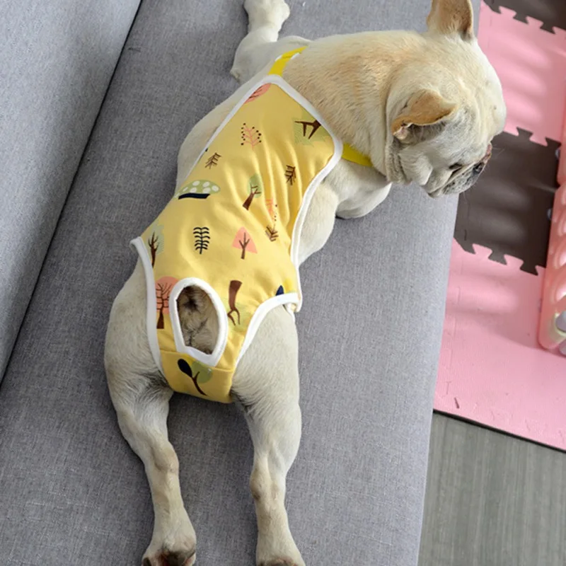 Female Dog Shorts Diapers Suspenders Physiological Pants Washable Underwear Diapers Sanitary Panties French Bulldog Small Dogs