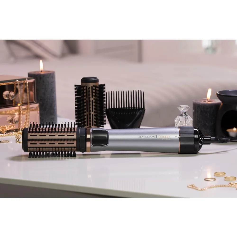 ريمنجتون Warmluftbürste rotierend [تلقائي] حماية الكيراتين (inkl.3 Aufsakte: 2 Rundbürsten