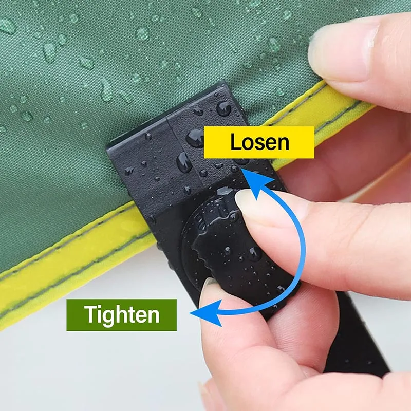Tarp Clips Heavy Duty Lock Grip Tarp Clamps Thumb Screw Tent Clamps for Swimming Pool Cover Awnings Camping Caravan Canopies view 2