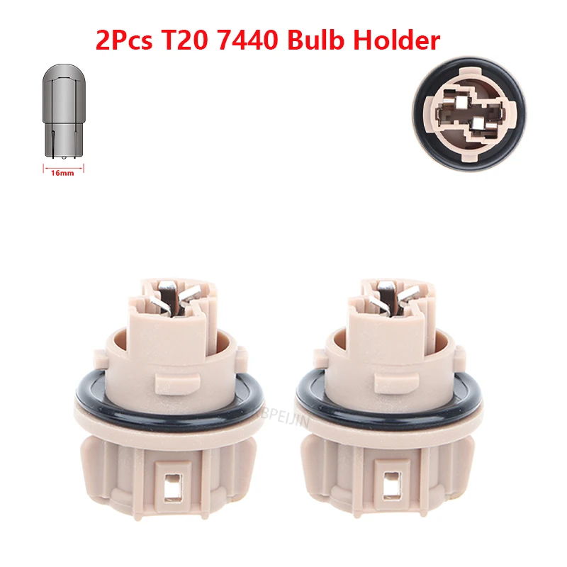 

2x T20 7440 Bulb Holder For Nissan Patrol Y62 Fog Light Socket Accessories