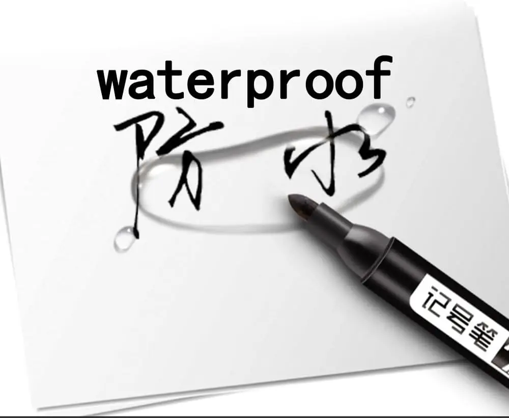 5-50Pcs Waterproof Oil-based Marker Pen Markers Black Blue Red Ink for Glass Metal Stationery Art Drawing Office School Supplies - view 5