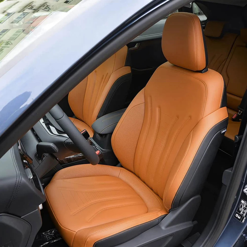 

Чехлы на сиденья для Ford Kuga 2020-2024, кожаные, полный комплект, защитные накладки, стайлинг для автомобиля