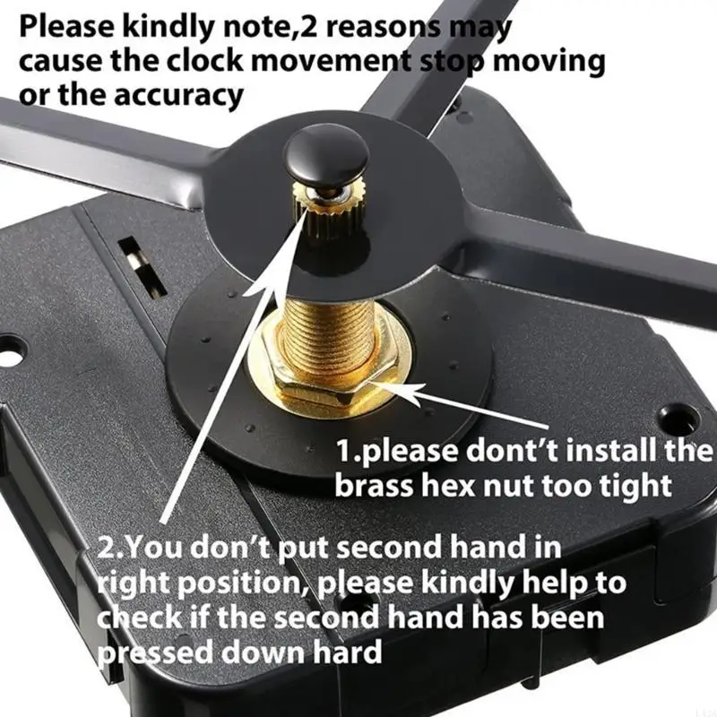 L43A Wall Clock Movement Mechanism with Hands Repair Battery Operated Replacements