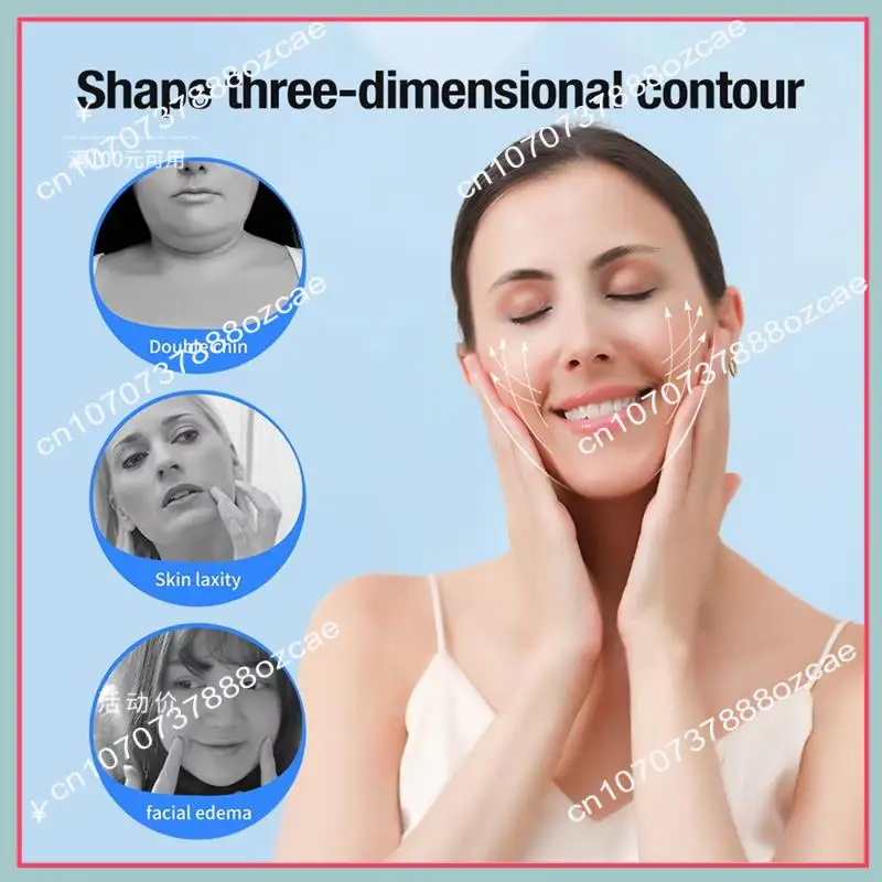 A26P V라인 얼굴 슬리밍 기기 턱 마사지기 진동 벨트 온열 압박 개인 관리용