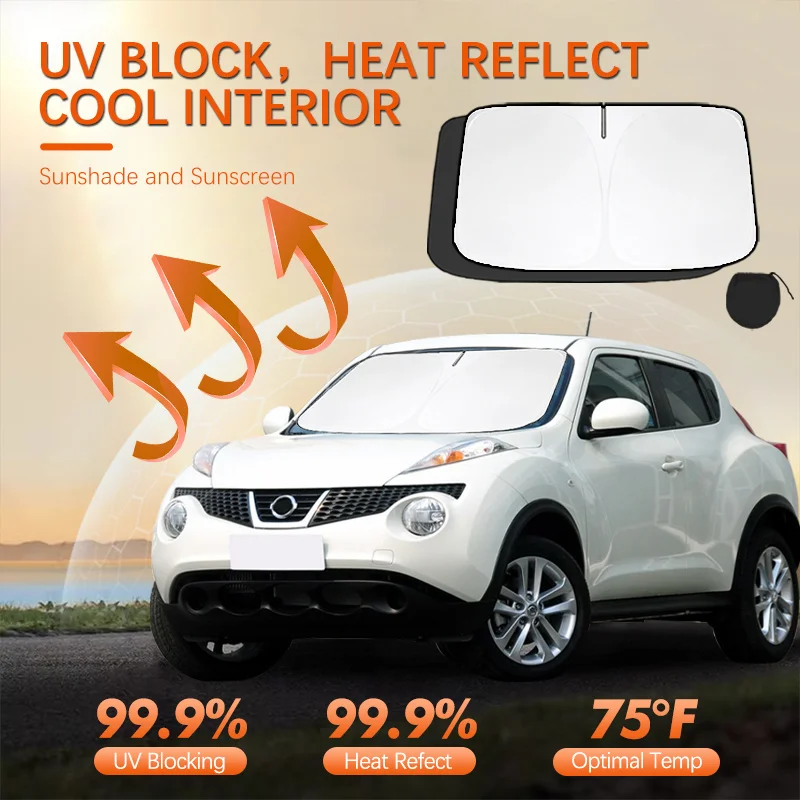 

For Nissan Juke Altima Car Sun Viso Front Window Windshield Sunshade Heat Insulation Summer Sun UV Protection Auto Accessories