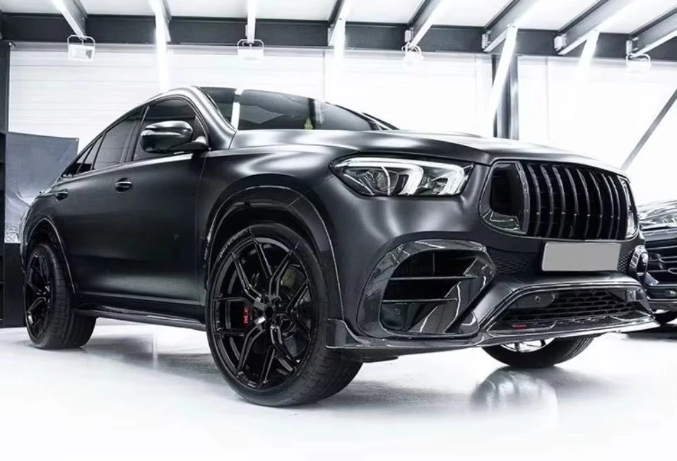 B Style Dry Carbon Fiber Body Kit for 2019-2023 GLE/GLE53/GLE450/GLE63 Coupe - Front Lip/Diffuser/Spoiler Tuning