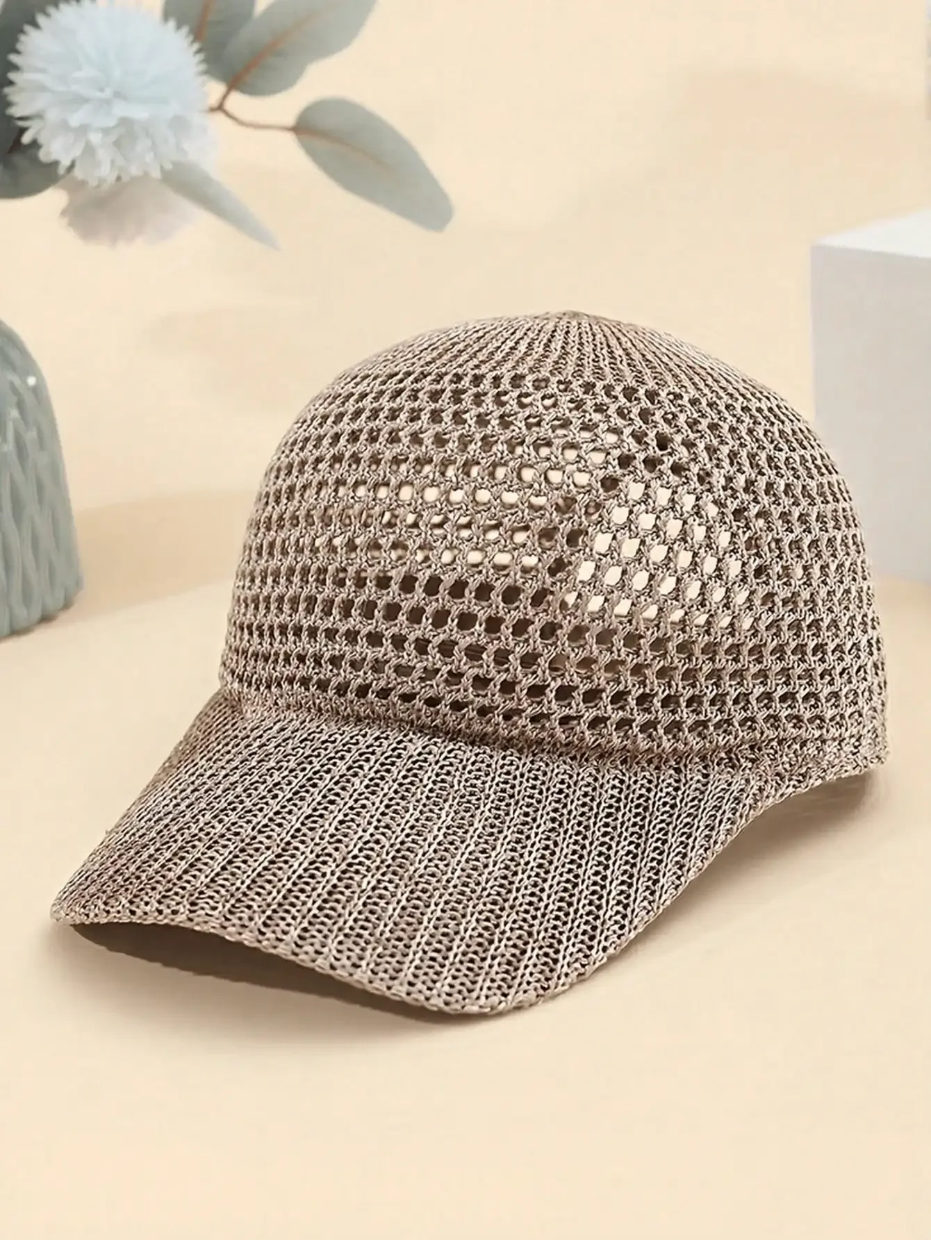 

1pc Breathable Mesh Baseball Cap - Adjustable Sun Hat, Solid Color, Lightweight & Multipurpose, Suitable For Summer Outdoor Activities | Multifunctional Summer Head Hat | Sun Visor