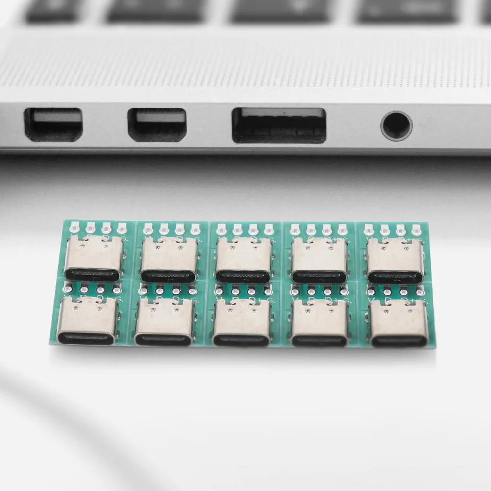 

20 Pcs USB C Type Splitter Board DIY 3.1 Female PCB Converter for Data Cable Transmission usb c board socket connector