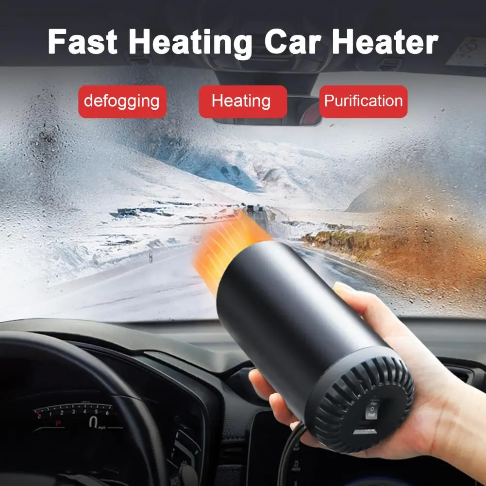 

Sturdy Car Heater Car Heater Defroster Fast Heating Car Heater with 180 Degree Rotation Portable Windshield Defroster for Winter