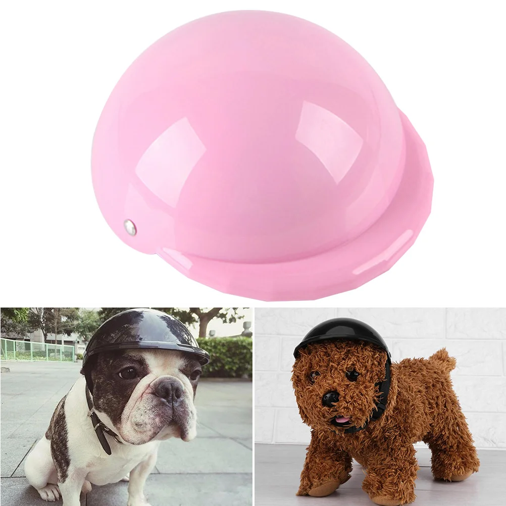 

Dog Cool Plastic Pet Sun Rain Protection Lightweight Buffer Sponge Liner Adjustable Strap Size S Pink Costume