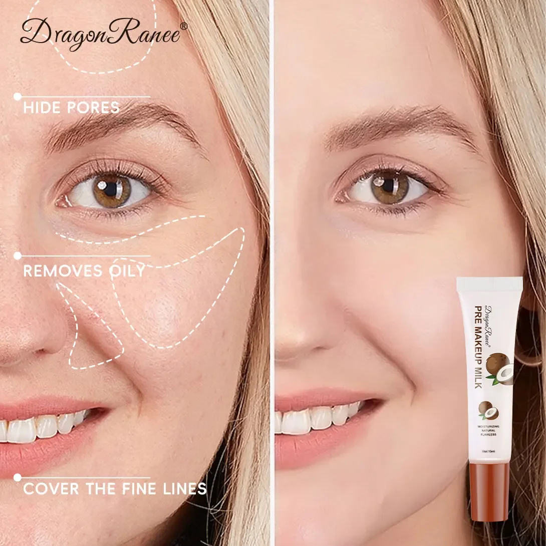 Base de maquillage pour le pré-maquillage, cache les Pores, élimine les ridules, contrôle du sébum, lait hydratant