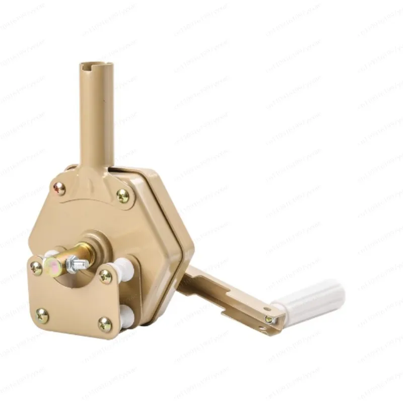 Greenhouse vegetable greenhouse accessories ventilation lifting device side wall film self-locking greenhouse hand winch