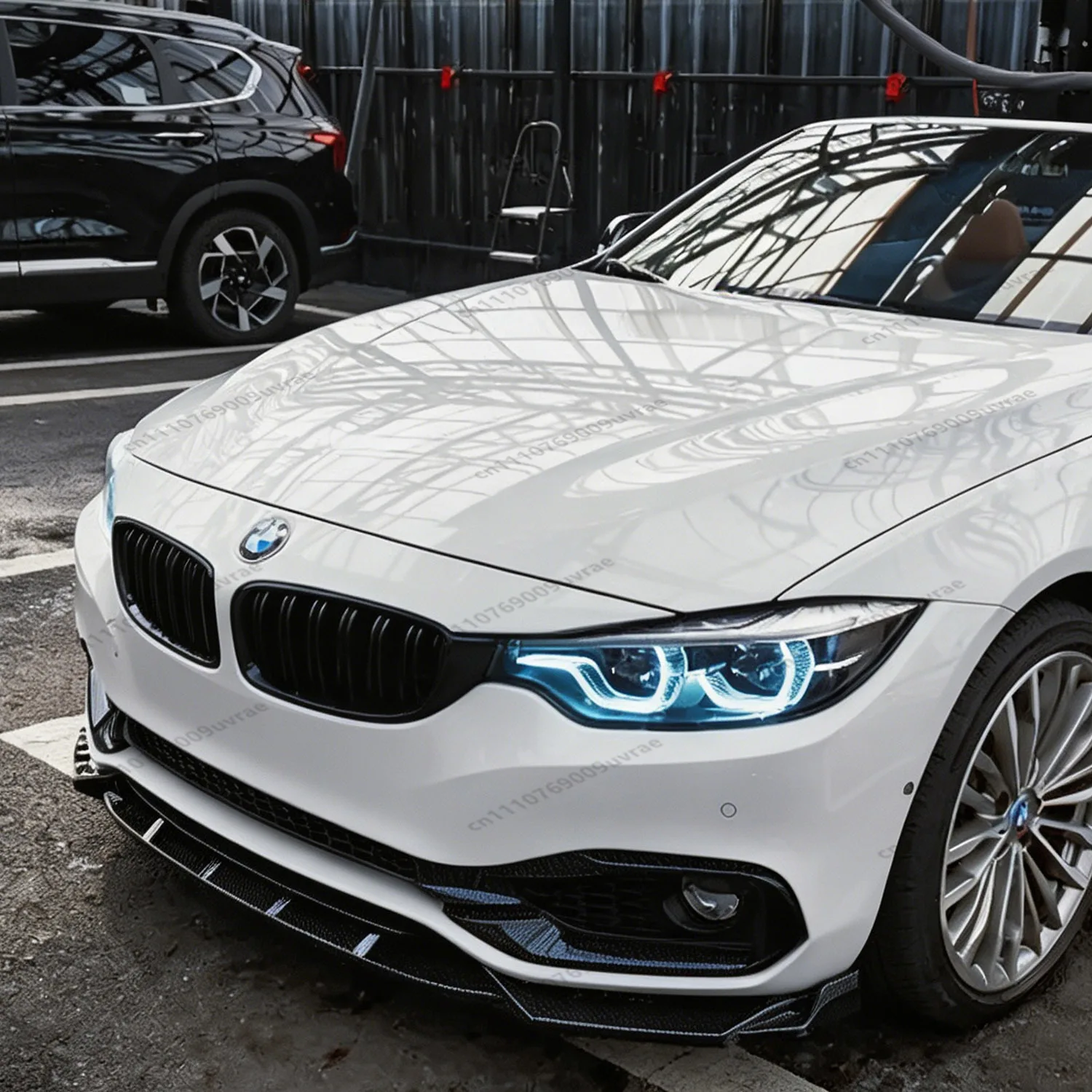 

Gloss Black Front Bumper Splitter Lip Spoiler Diffuser Retrofit For BMW F32 F33 F36 4 Series Non-M Sport 2014-2017 Pre-Facelift