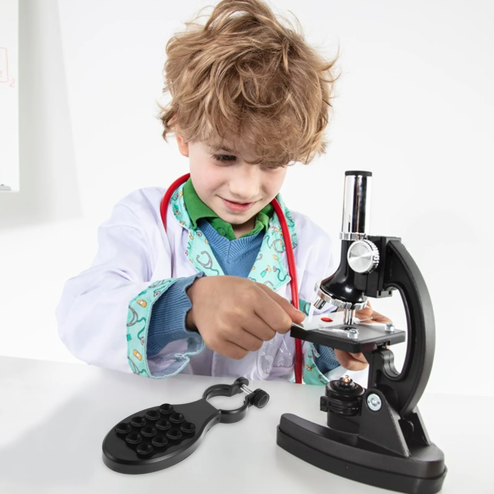 

2pcs Mini Microscope Phone Holder For Kids Portable Handheld Educational Cell Phone Attachment Mount Kids Microscope Accessories