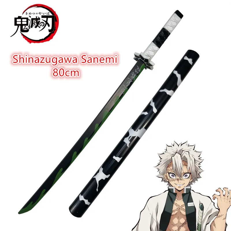 Anime Original  Katana Cosplay Weapon  Sword Silver Uzui Tengen Kyoujurou Tanjirou Swords 80cm