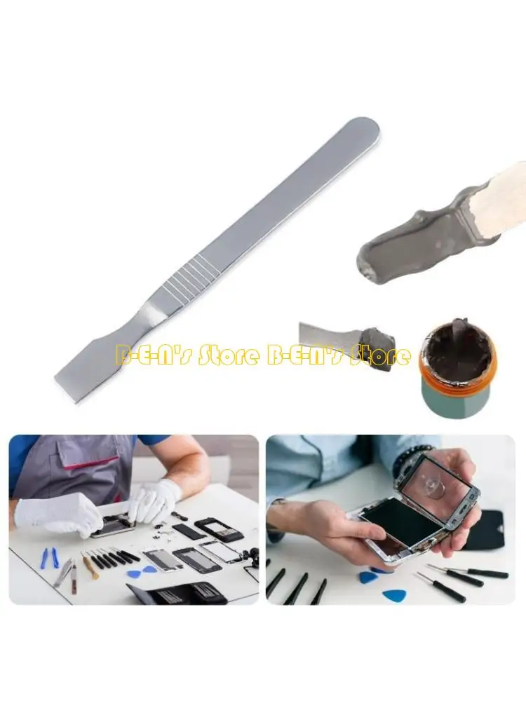 Y1AD 5Pieces Stainless Steel Scraper Antislip Handle Disassembly Tool