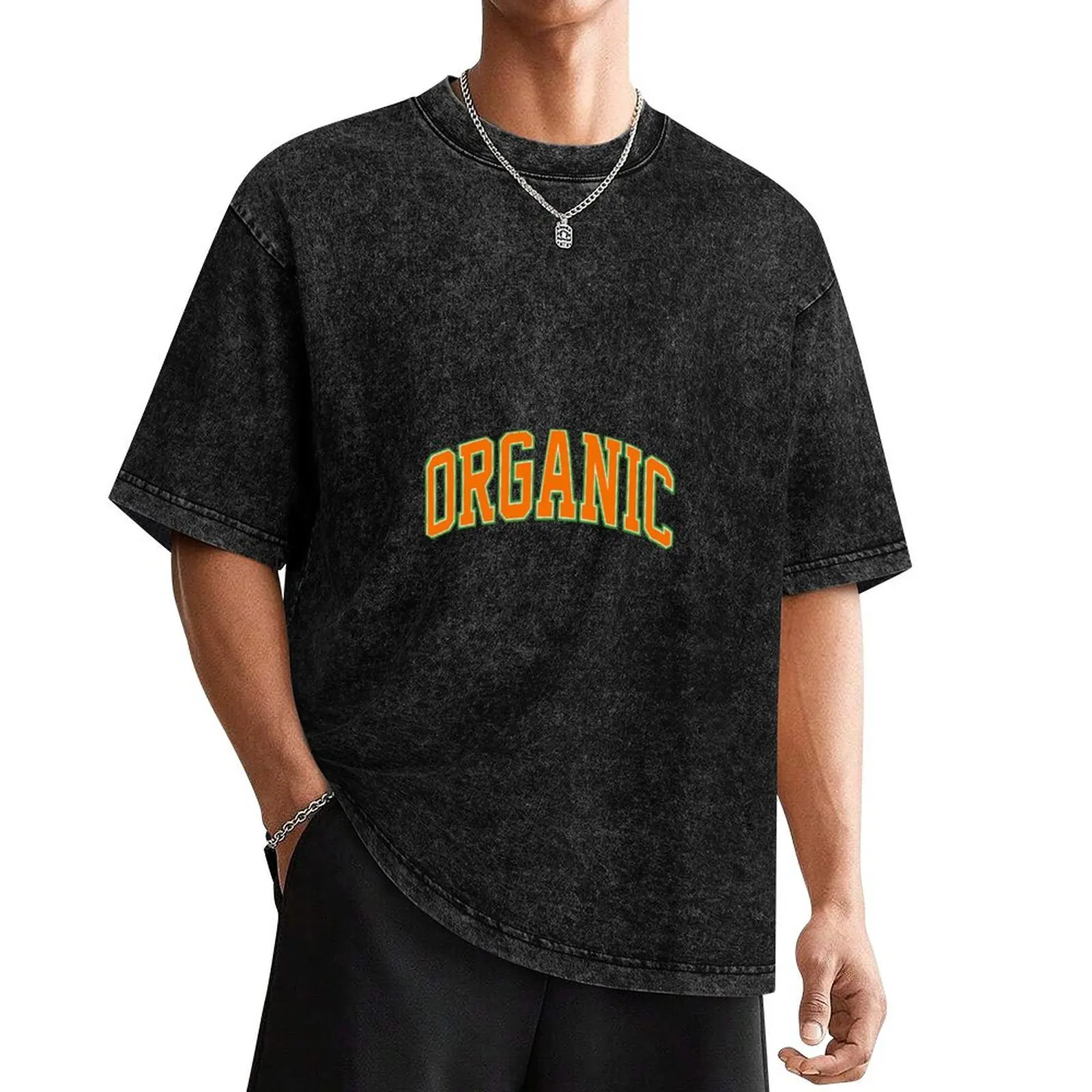 Larry-June Organic Logo Merchandise T-Shirt Short sleeve tee cheap stuff cute tops clothes for men