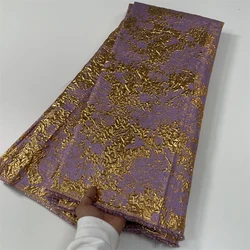 TLXT 2024 Latest Brocade Jacquard Fabric African Gilding Lace Fabric High Quality Nigerian Lace Materials For Women Dress